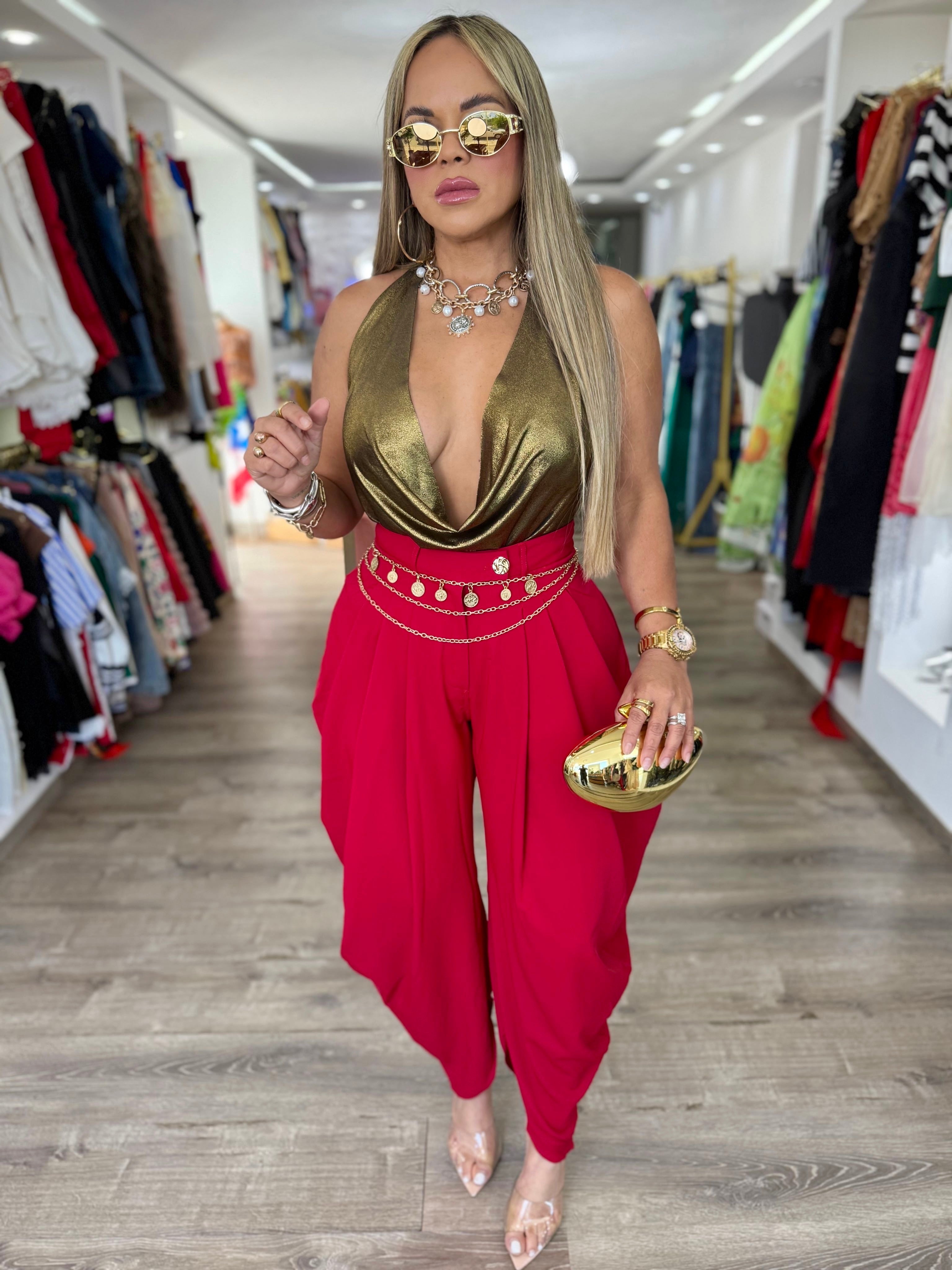 Yalik Pant in red (PANTALÓN)